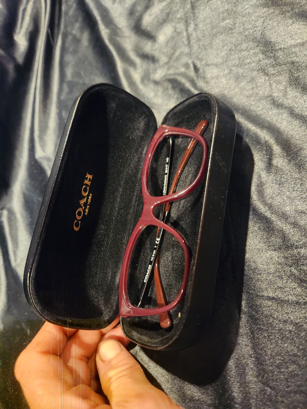 Coach Burgundy Oxblood Eyeglass Frames